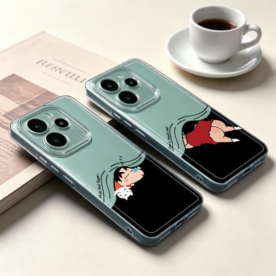 Receipt Printer Thermal - Karikatür Shin-ChanS Yumuşak Telefon Kılıfı Xiaomi