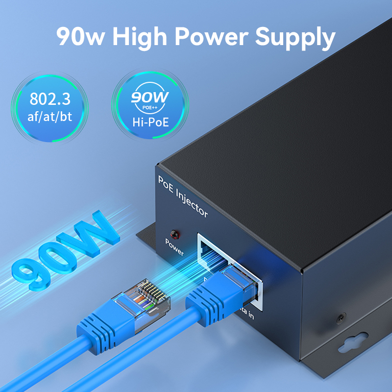 90W 10G POE Enjektör IEEE 802. - Power Over Ethernet incelemesi ve fiyatı