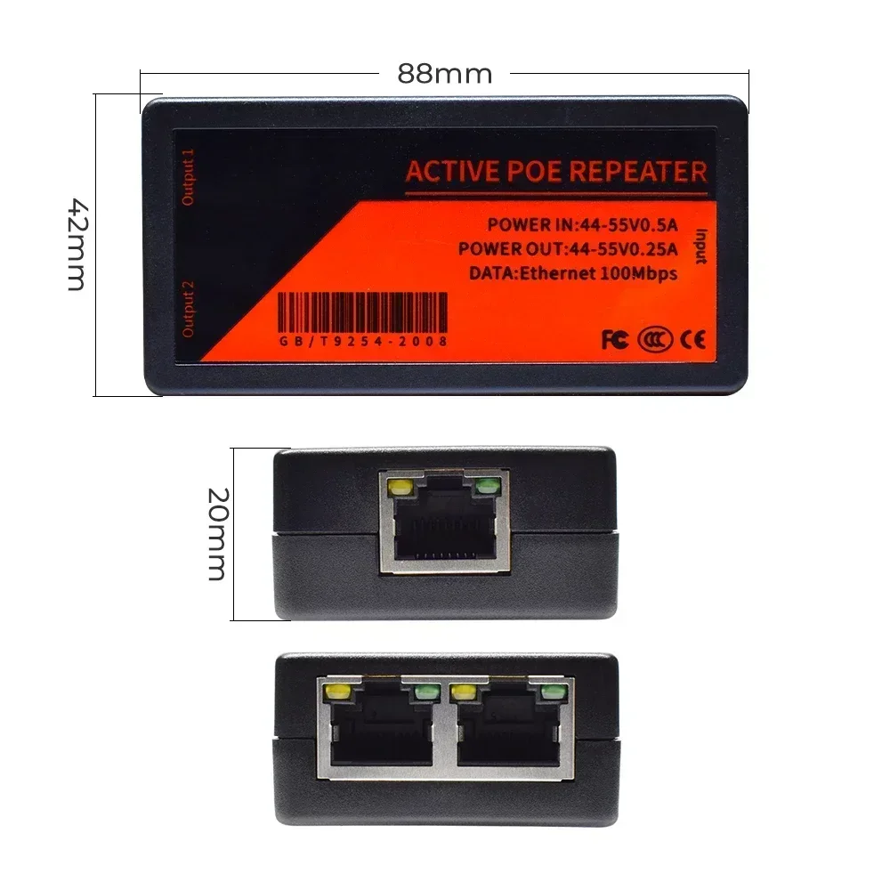 1 ila 2 Portlu PoE Genişletici - Power Over Ethernet incelemesi ve fiyatı